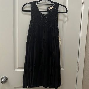 Altar’d State Black Fringe Dress